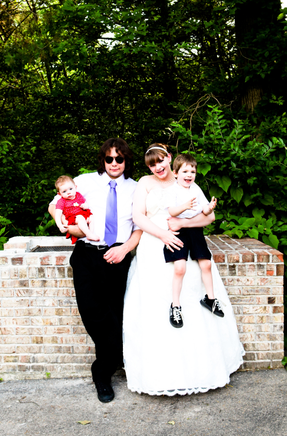 Our family after the wedding reception.